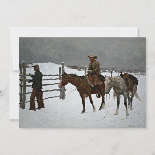 レミントン – カウボーイ秋, カード (正面)