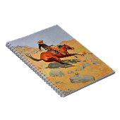 レミントン – カウボーイ、有名絵画な ノートブック (右側)