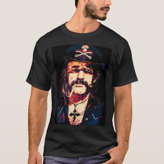 レミー・キルミスター アート Tシャツ (正面)