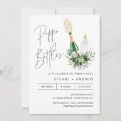 レミー ポッピン ボトルズ ベイビー シャワー 招待状 (正面)