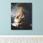 レムバン・リジンによるガリラヤ海の嵐 キャンバスプリント (インサイチュ (ウッドフロア))