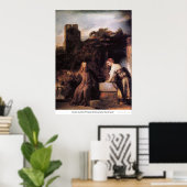 レムブラントによるサマリアのキリストと女 ポスター (ホームオフィス)