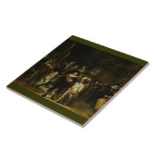 レムブラント・ヴァン・リジンのナイトウォッチ タイル (側面)