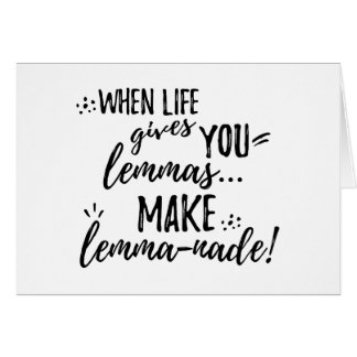 レムマス(レモネード)数学言語学ユーモア