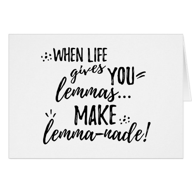 レムマス（レモネード）数学言語学ユーモア (正面横)