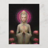 レムリアの愛の女神 高周波ポートレート ポストカード (正面)