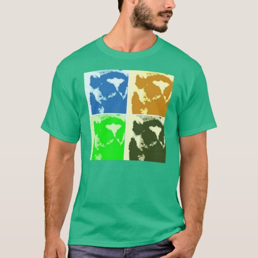 レムールアポップ・アートのート Tシャツ (正面)
