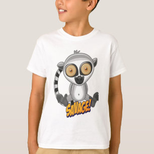 レムールカワイトかわいい漫画 Tシャツ