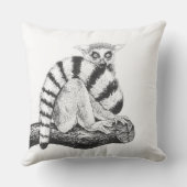 レムールスケッチ クッション (裏面)