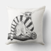 レムールスケッチ クッション (正面)