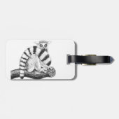 レムールスケッチ ラゲッジタグ (裏面横)