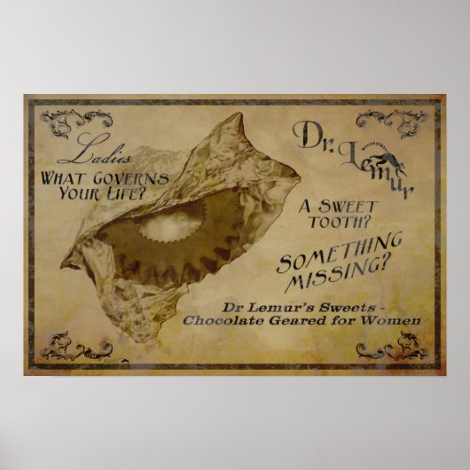 レムール博士のチョコレート ポスター (正面)