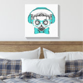 レムール |音楽愛好家 キャンバスプリント (インサイチュ (寝室))