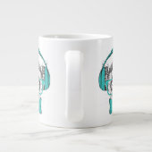 レムール|音楽愛好者 ジャンボコーヒーマグカップ (裏面)