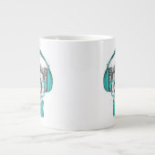 レムール|音楽愛好者 ジャンボコーヒーマグカップ (正面)