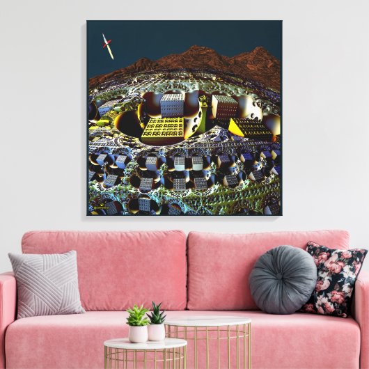 レム駅 キャンバスプリント (インサイチュ (リビング))