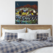 レム駅 キャンバスプリント (インサイチュ (寝室))