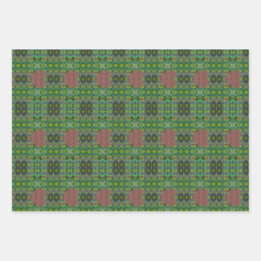 レメウラフィールドハート ラッピングペーパーシート (正面)