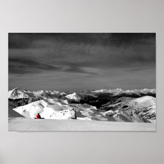 レメニュイアーズスリーバレーフランスのアルプスフランス ポスター (正面)