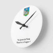 レメリックの時間に戸棚を作る時間を過ごしていた ラウンド壁時計 (傾斜)