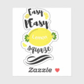 レモおもしろいンカスタムカットビニールシール シール (シート)