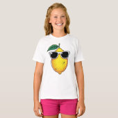 レモおもしろいンサングラス Tシャツ (正面フル)