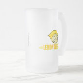 レモおもしろいン フロストグラスビールジョッキ (正面右)