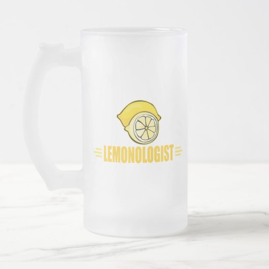 レモおもしろいン フロストグラスビールジョッキ (左)
