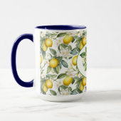 レモかわいらしンツリーウォーターカラーアート マグカップ (左)