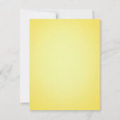 レモかわいらしンブライトイエローシトラス結婚ズ 招待状 (裏面)