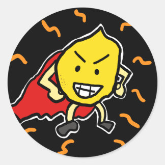 レモすごいン！ステッカー ラウンドシール