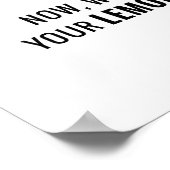 レモもしネード買やリモンの誰も？ ポスター (角)