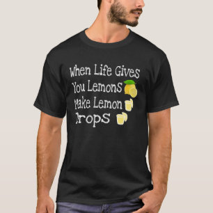 レモもしン与えのライフはレモンのドロップ Tシャツ