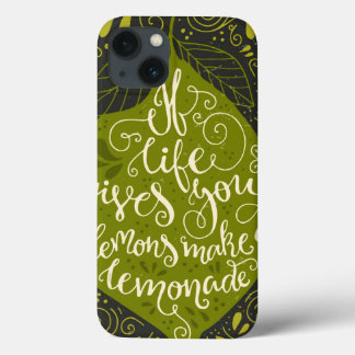 レモもしン与えズはレモネードを作る iPhone 13ケース