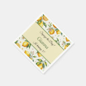 レモよくはしゃぐン誕生日ナプキンズザデイ スタンダードカクテルナプキン (角)