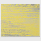 レモイタリアンネードイエローグレーシルバーウッドシャビー ラッピングペーパー (フラット)