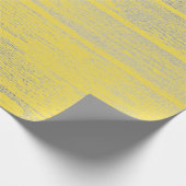レモイタリアンネードイエローグレーシルバーウッドシャビー ラッピングペーパー (角)