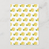 レモイタリアンンの緑のフレ結婚ーム エンクロージャーカード (裏面)