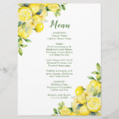 レモイタリアンンの緑のフレ結婚ーム メニュー (正面)