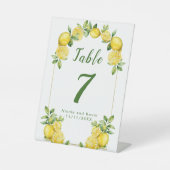 レモイタリアンンの緑のフレ結婚ーム 台座サイン (正面)