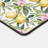 レモイタリアンンの花地中海の水色 デスクマット (コーナー)