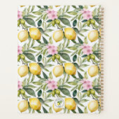 レモイタリアンンの花地中海の水色 プランナー手帳 (裏面)