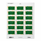 レモイタリアンンウォーター差出人住所ラベル ラベル (フルシート)