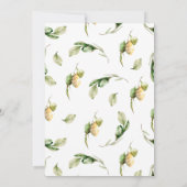 レモイタリアンングローブ |ボホボタニカル招待状 セーブザデート (裏面)