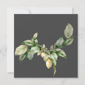 レモイタリアンングローブ Boho Botanicalの結婚| (裏面)