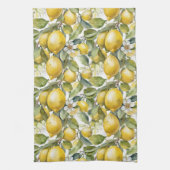 レモイタリアンンズアマルフィ海岸 キッチンタオル (縦)