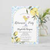 レモイタリアンンズブルーカクテルリタイアメント 招待状 (スタンド正面)