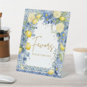 レモイタリアンンタイルブライダルシャワーの恩恵 台座サイン (インサイチュ)