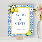 レモイタリアンンドカードギフト結婚の看板ポスター ポスター