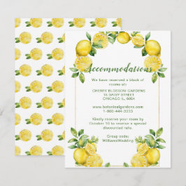 レモイタリアンンフレーム結婚の宿泊 エンクロージャーカード